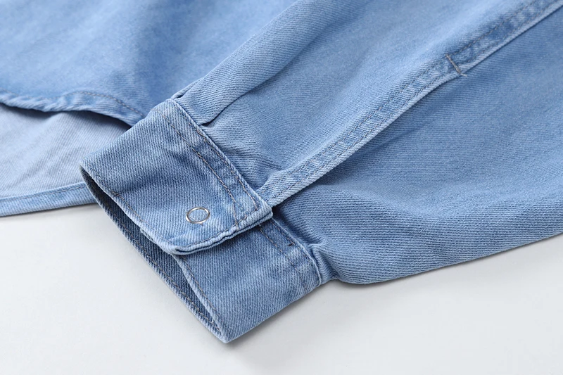 

ZQLZ Spring Autumn Denim Coat Women 2021 Vintage Long Outwear Ladies Casual Streetwear Single Breasted Jeans Jacket Female