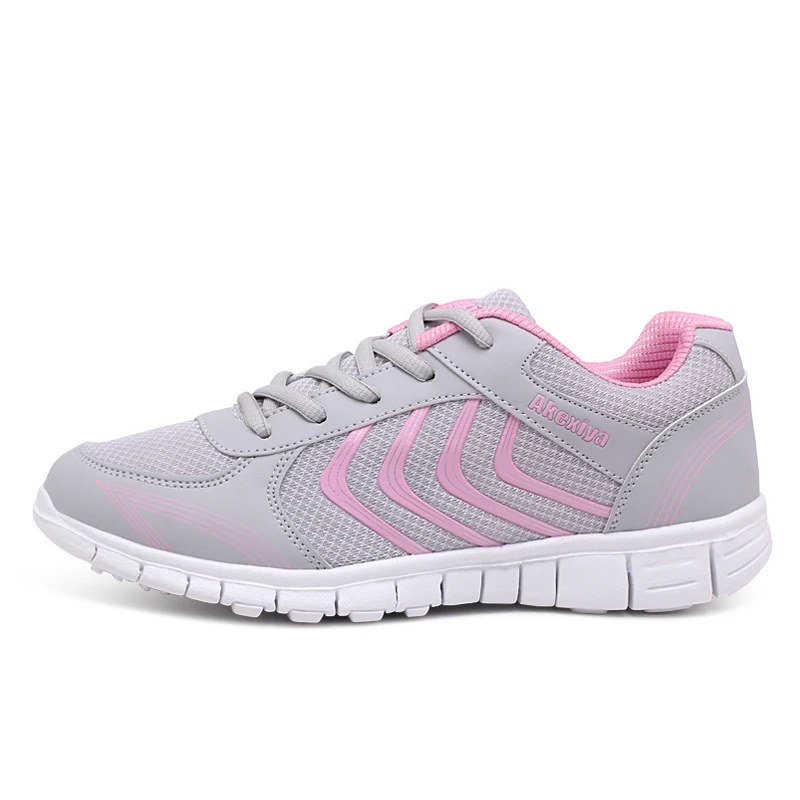 

WUJIE women's shoes 2020 new fashion lightweight breathable mesh white shoes women casual shoes women sports shoes fast delivery