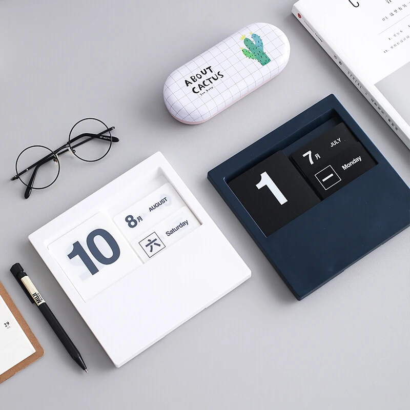 Подключаемый календарь Креативные украшения для гостиной рабочего стола