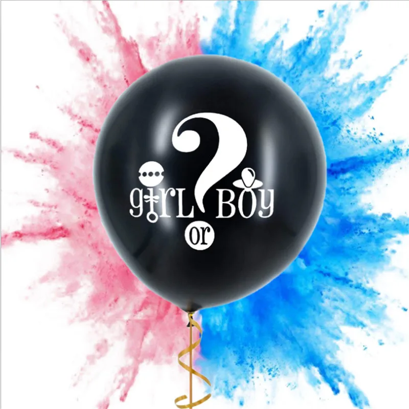 Украшение для вечерние мальчиков и девочек 36 дюймов черный латексный большой