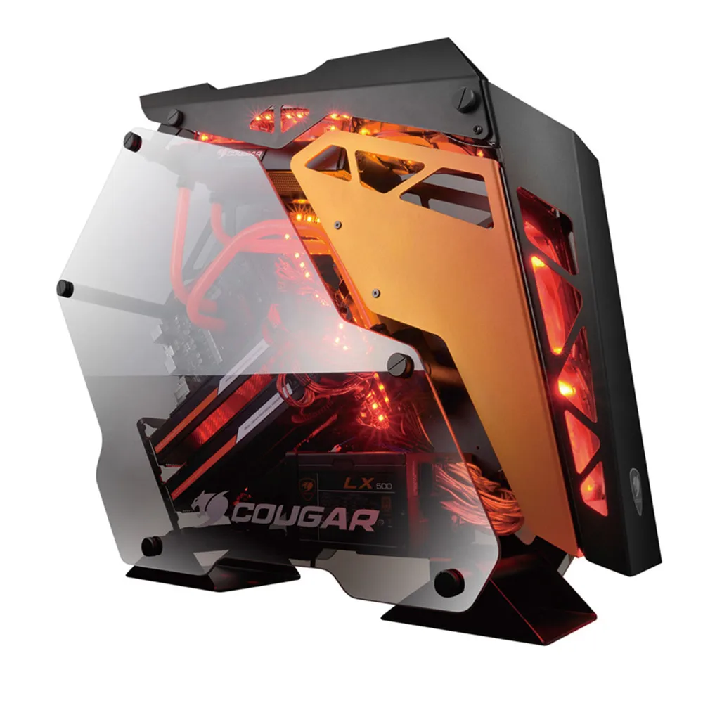 COUGAR Покорите ПК чехол мод водяной охладитель для ATX/MATX/Mini ITX материнская плата