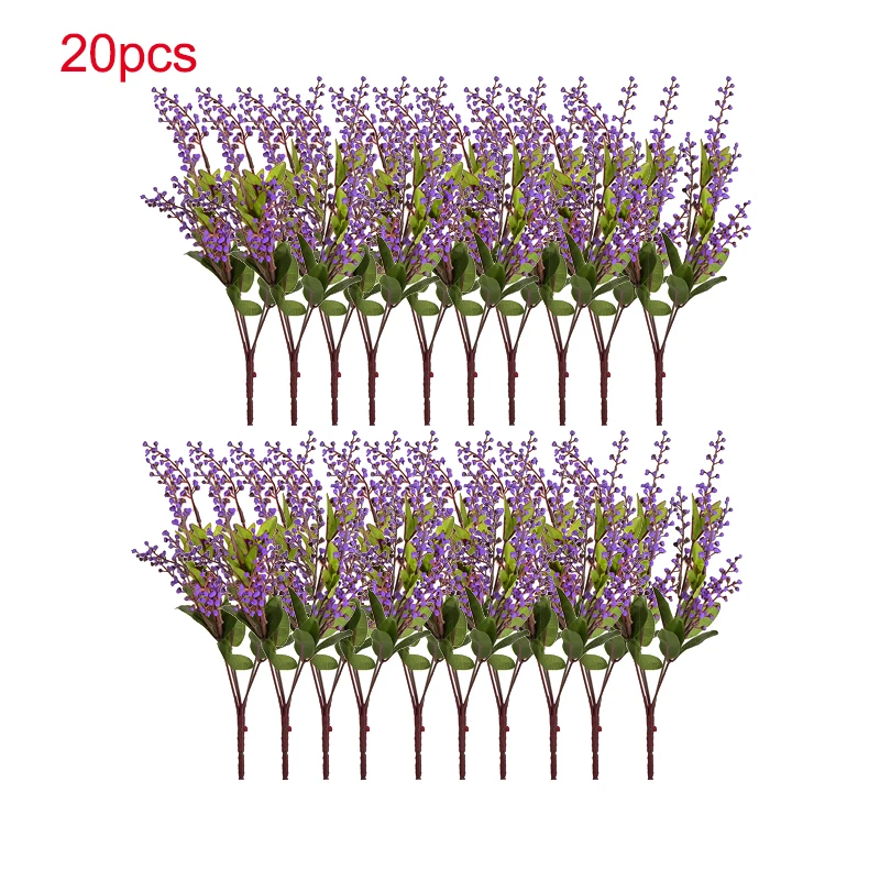 

10-30PCS Lover Tears Artificial Flower Romantic Decoration Artificial Fer Flower Bouquet For Wedding Party Decoration DIY