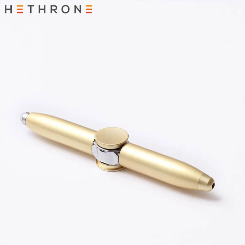 Hethrone Золотая Роскошная Магнитная шариковая ручка с гироскопом опционально