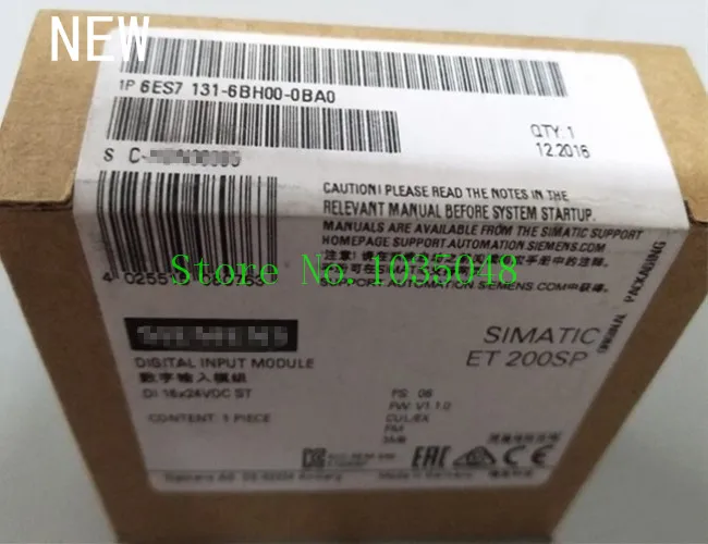 

1PC 6ES7131-6BH00-0BA0 6ES7 131-6BH00-0BA0 New and Original Priority use of DHL delivery