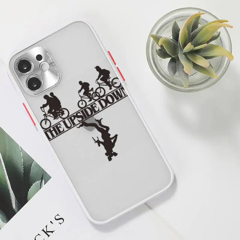 

Stranger Things Phone Case Clear matte transparent For white iPhone 7 8 x xs xr 11 12 pro plus max mini Funda