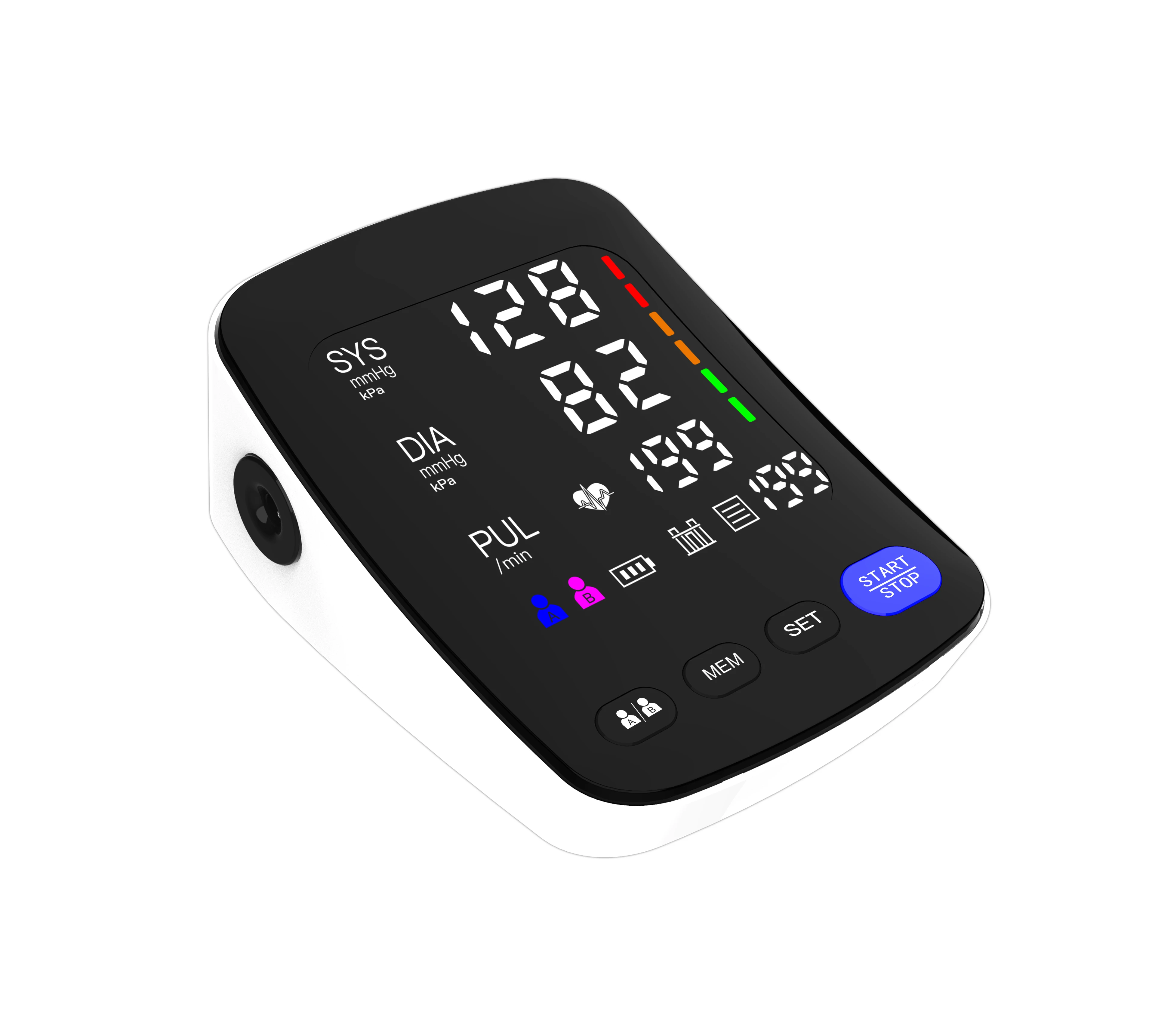 

LED curved screen upper blood pressure monitor with high quality