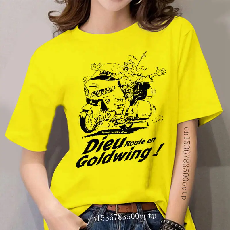 

En Goldwing Racing White Tee T Shirt Classic Fashion Dieu Roule
