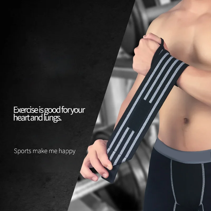 Горячая поддержка запястья 1 шт. длинная Спортивная нейлоновая эластичная