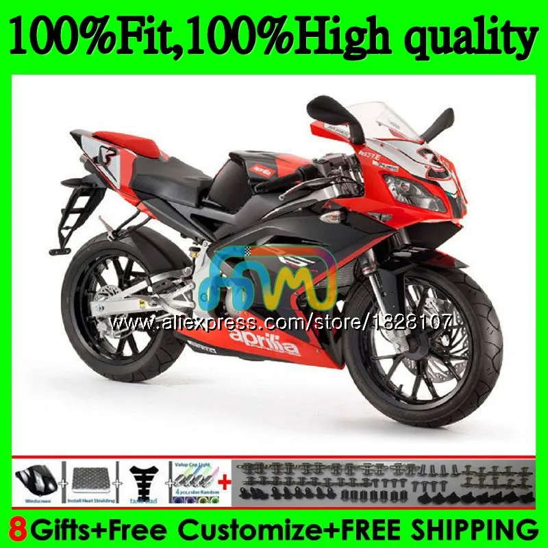 

Injection For Aprilia RS4 RS-125 RS125 12 Red black 13 14 15 16 62BS.70 RS125R RSV125 RS 125 2012 2013 2014 2015 2016 Fairing