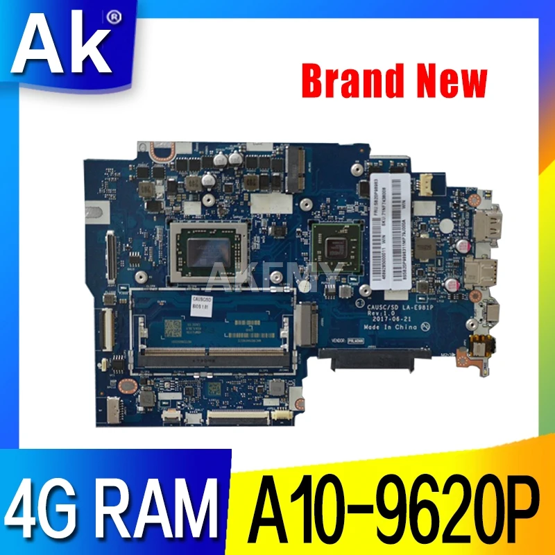 Новинка! NM B341 материнская плата для ноутбука For Lenovo 320 15ABR Mianboard W/ VGA(2G) DDR(4G) A10 9620P 2 5 3 4