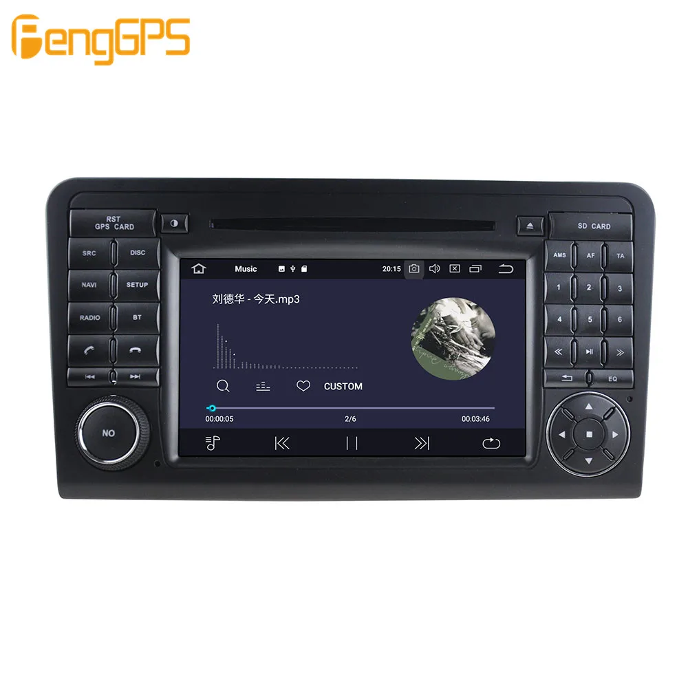 Автомобильный мультимедийный DVD плеер для Mercedes Benz GL ML CLASS W164 ML350 ML50 Android радио GPS