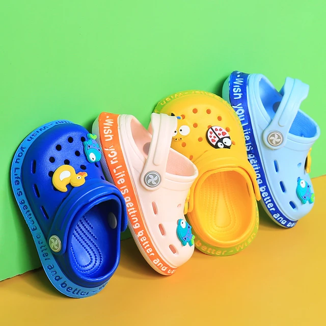 Children's Summer Cartoon Cute Cave Hole Shoes Duckling Boys and Girls Comfortable Soft Soled Sandals Toddler Shoes Girl 2