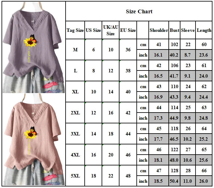 

Women Floral Print Short Sleeve T-Shirt Blouse Ladies Loose Casual Top Plus Size