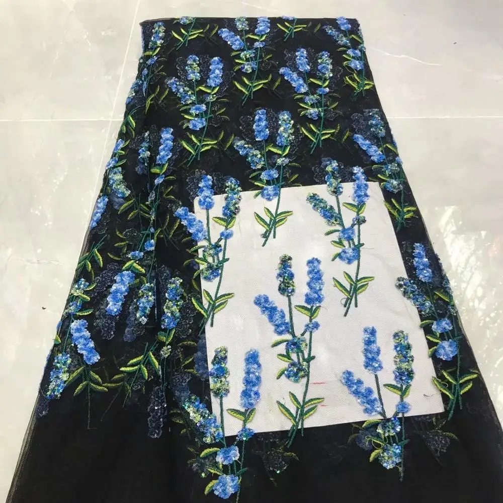 Африканская кружевная ткань 2018 высокое качество кружева 3D цветок красивая