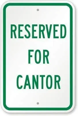 

Crysss Warning Sign Reserved for Cantor Sign Road Sign Business Sign 8X12 Inches Aluminum Metal Sign
