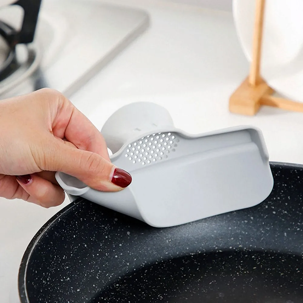 

Spill Proof Funnel For Kitchen Silicone For Soup Pots Bowls Jars Water Baffle Kitchen Gadgets