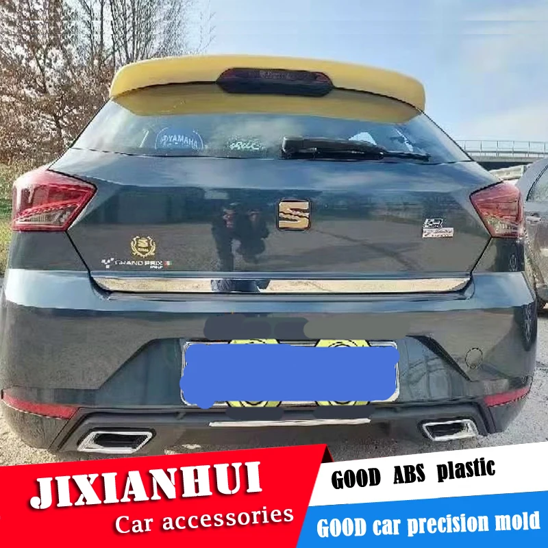 Спойлер для Seat ibiza 2017-2020 материал АБС-пластик цвет заднего крыла автомобиля