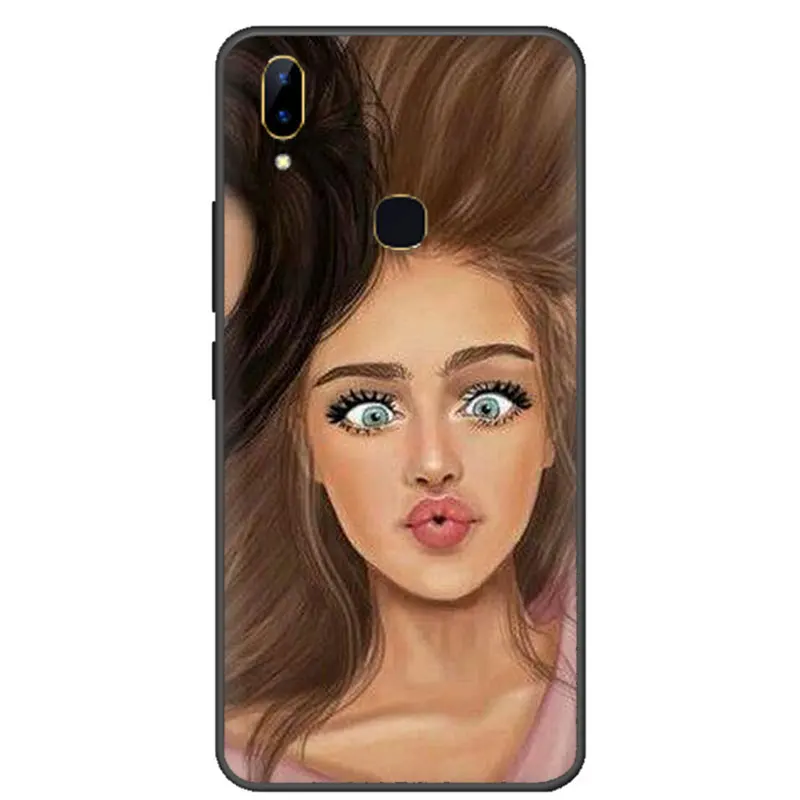 С надписью Best Friends Matching ТПУ чехол для телефона для VIVO Y11 V15 S1 V11 Y83 Pro V9 V7 V5 Y17 Y55s Y69 Y71 Y81s Y91C Y93 Y66 X9s
