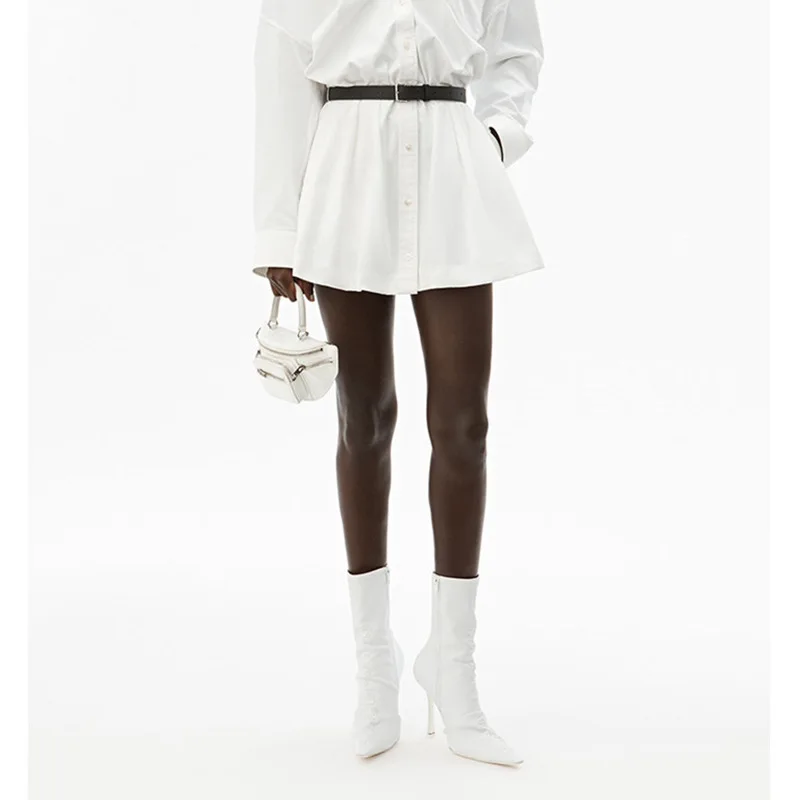 Роскошные дизайнерские ботинки-носки облегающие эластичные ботинки на высоком