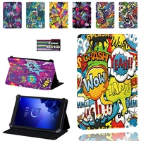 for alcatel 1t 7 10 3t 8 10 a3 10 tablet graffiti art pattern shockproof lightweight protective case cover