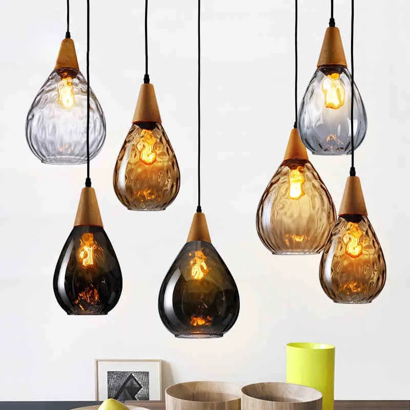 

Nordic Modern Single Head Glass Pendant Light Dining Room Bar Restaurant Hanging Lighting Ing hanging lamp