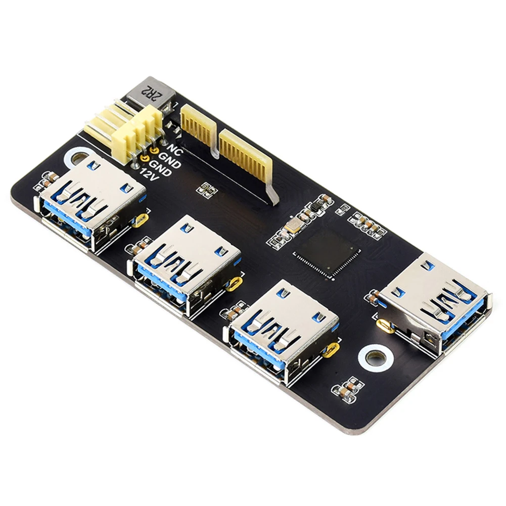 

Плата расширения PCI-E-USB3.2 Gen1, адаптер для компьютера Raspberry Pi, плата 4, 10