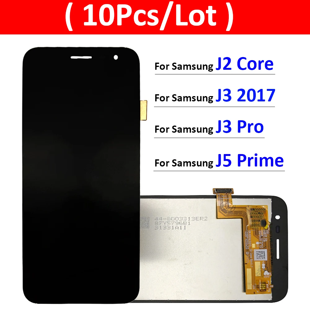 ЖК-дисплей с сенсорным экраном 5 шт. дигитайзер для Samsung J5 Prime J2 Core J260 J3 2017 J330 J330F Pro в