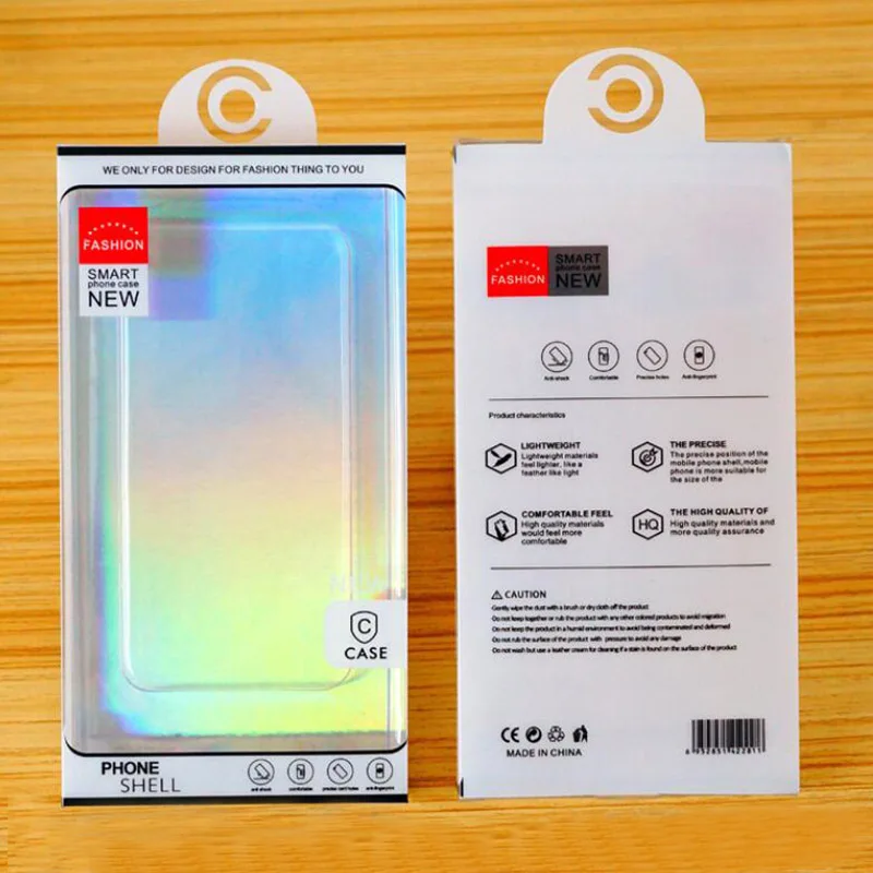 

New Laser PVC Plastic Blister Retail Package Box For Iphone 12 Pro Max Case Cover Packaging Display Boxes For Iphone 11 8 7 Case