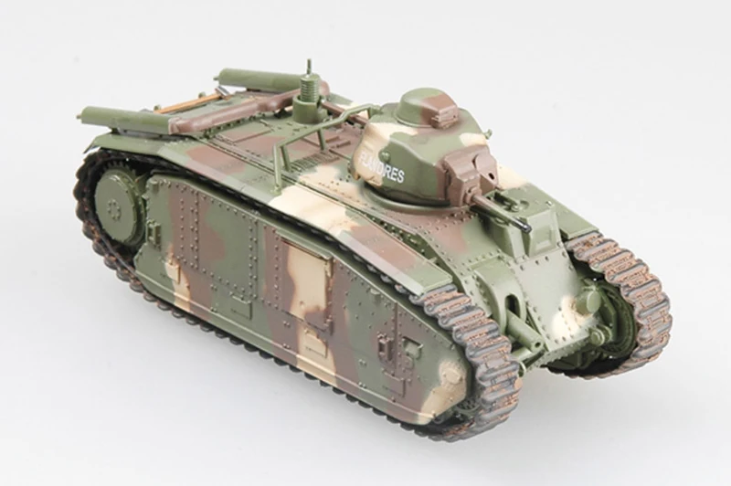 

Trumpeter 36160 1/72 France Army Char B1 2002 Tank Armored Model Car Static TH07771-SMT6