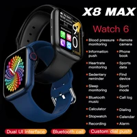 iwo 13 plus x8 max smart watch infinite screen heart rate blood pressure sport waterproof men women smartwatch for ios android