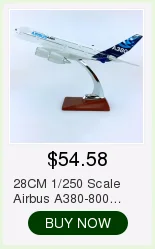 1:200 масштаб Airbus A380 катарский самолет модель 37 см самолет сплав самолет W база коллекционный дисплей пластиковая игрушка Коллекция подарок