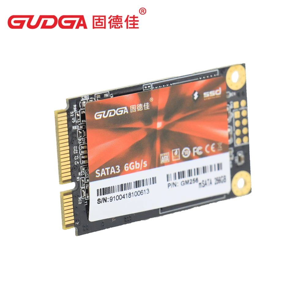 GUDGA SSD 256 Гб мини 2 шт. mSATA SATA3 Внутренний твердотельный накопитель Жесткий диск для