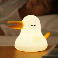 new kiwi bird night light usb charging children cartoon creative gift bedroom bedside eye protection silicone night light