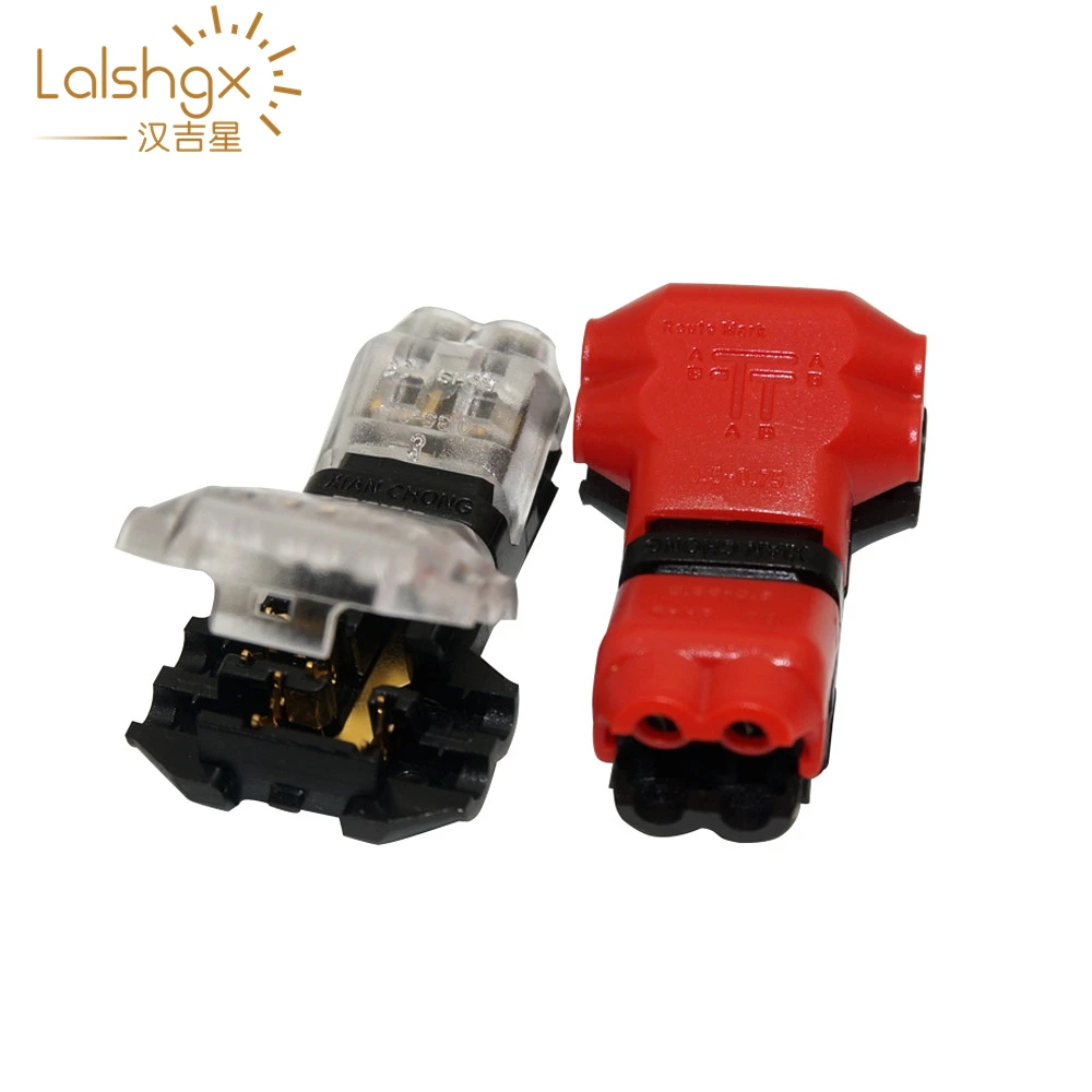 10 шт. быстроразъемные проводные соединители для светодиодных лент кабеля электрических клеммных блоков AWG22-18 1-2pin on.