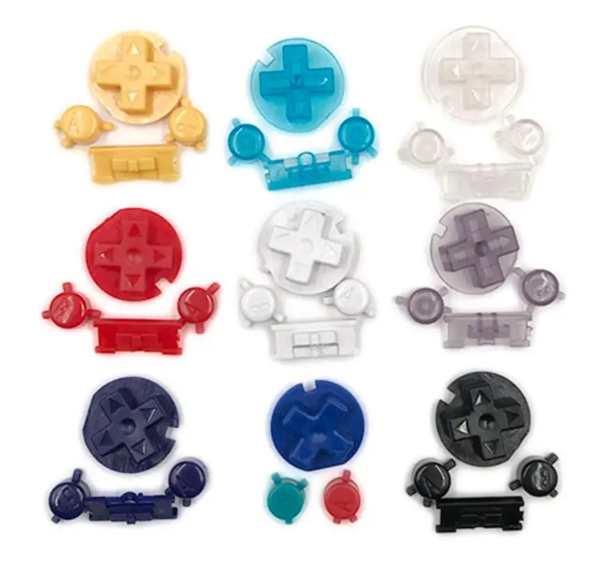 10 компл./Лот Пластиковые кнопки включения/выключения клавиатуры для Gameboy цвет GBC