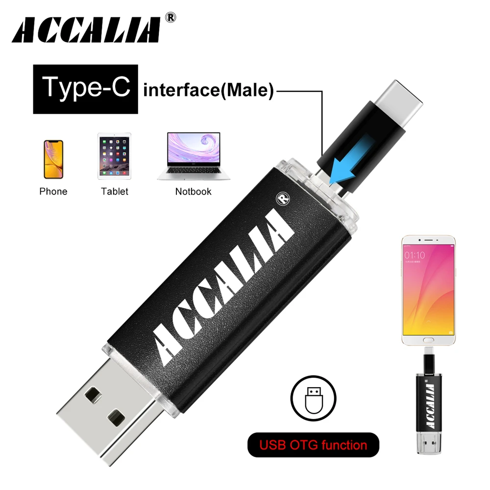 OTG 3 В 1 флеш-накопитель 128 ГБ 64 ГБ cle usb память 32 ГБ 16 ГБ pen drive 8 ГБ 4 ГБ флеш-накопитель типа C Ключевой стик бизнес-подарок.