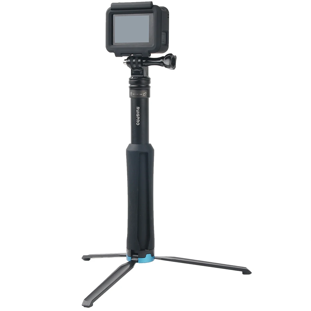 Ручной штатив для селфи выдвижной монопод для Gopro Hero 8 7 6 5 4 3+ SJCAM Xiaomi YI 4k EKEN H9 sony Спортивная камера