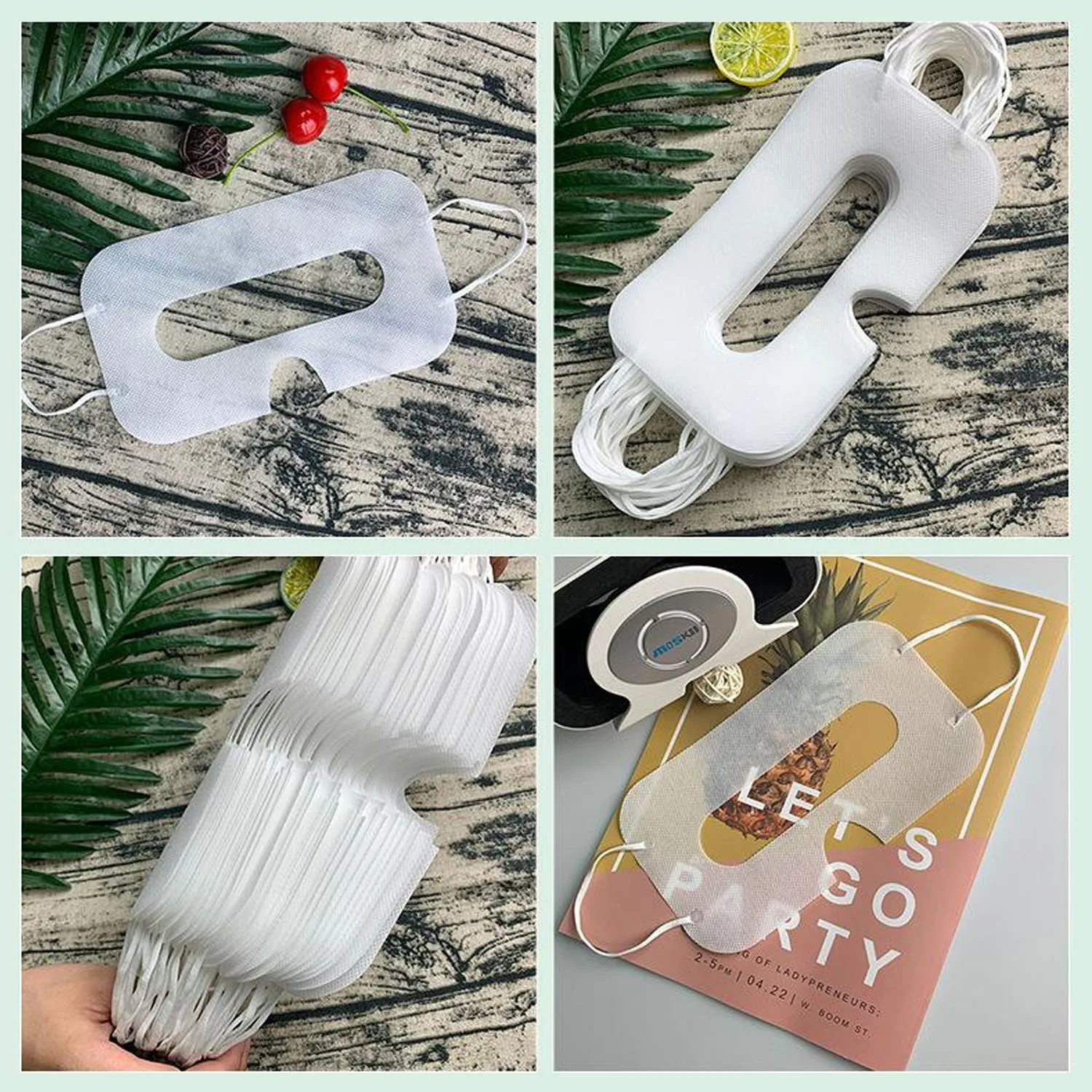 100 шт. Одноразовые Уход за кожей лица крышка гигиеническая маска накладки