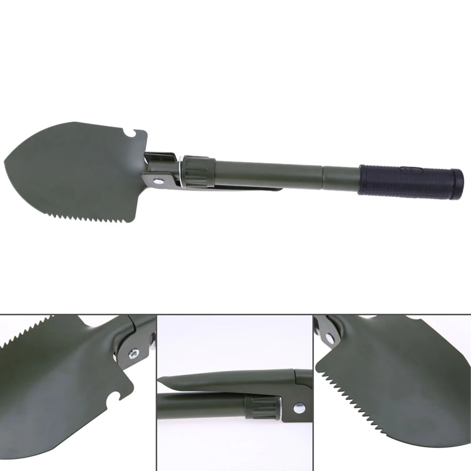 

Military Folding Shovel 4 in 1 Multifunctional Engineer Shovel for Survival Shovel Camping Hiking Fishing Shovel Outdoor Tools