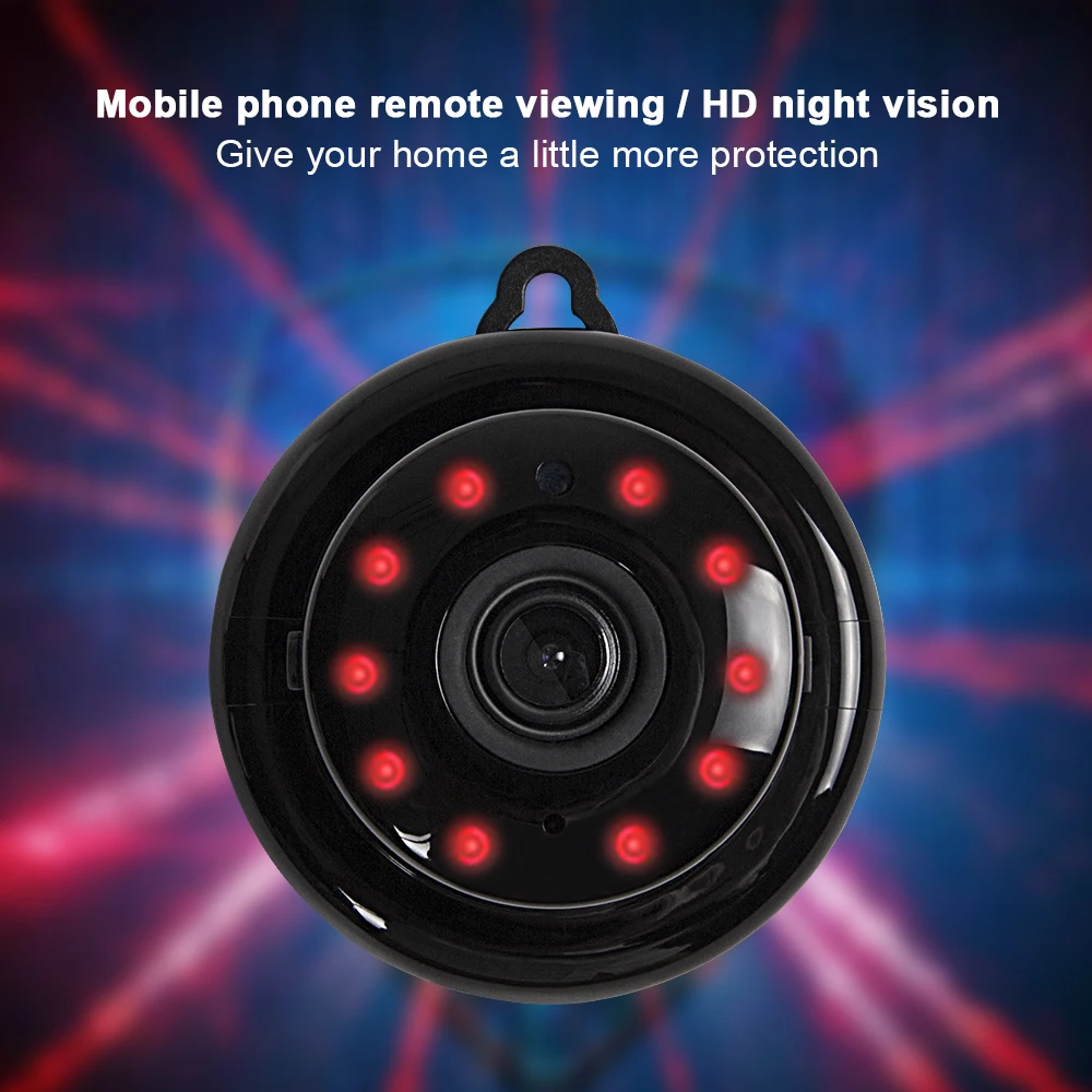 Мини Wifi IP камера 720P HD беспроводная домашняя сеть безопасности CCTV микро камера наблюдения ИК ночного видения детский монитор