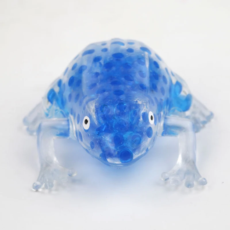 

Antistress Fidget Toys TPR Transparent Frog Squeeze Toy Squishy Toy Grape Ball Frog Stress Relief Toys Safe And Non-Toxic