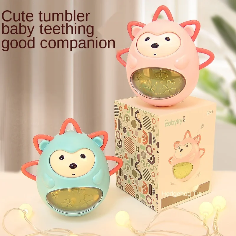 

Baby Toys 0 12 months Newborns Bathing Soft Toy For Baby Boy 1 Year Girl Infant Rattles Teether Montessori Musical Tumbler Teeth