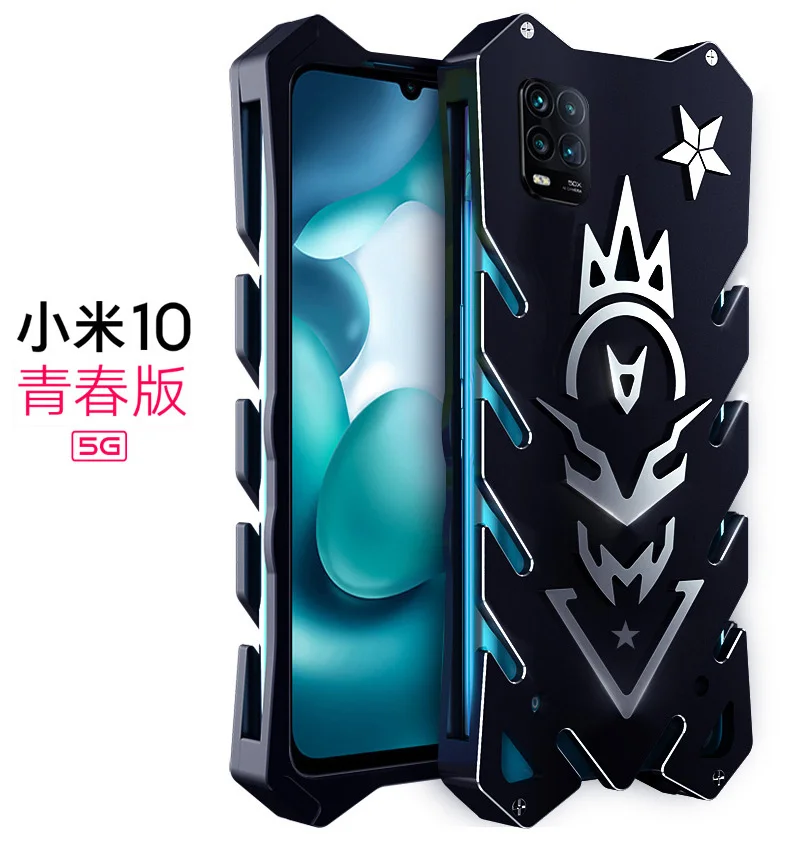 Алюминиевый армированный чехол Thor для Xiaomi Mi 10 9 8 SE Lite 6X 9T Pro Redmi Note 7 5 K30 K20 10X