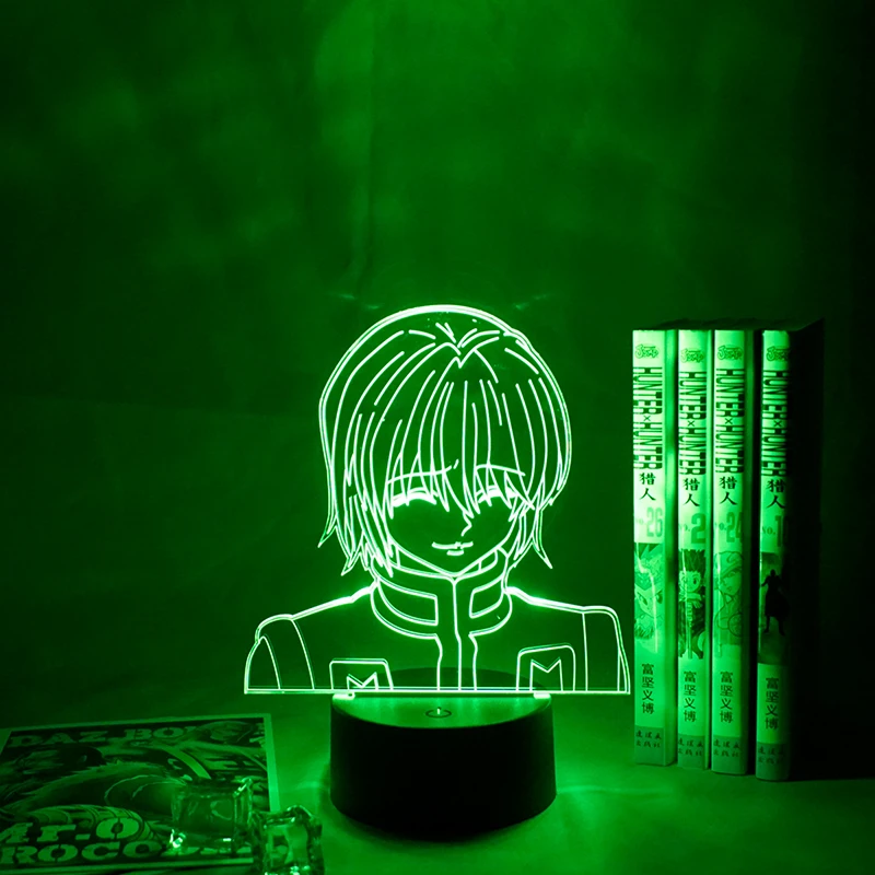 Kurapika фигурный акриловый ночсветильник Аниме подарок Hunter X лампа для детской