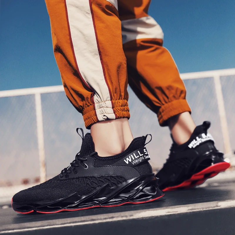 

New Blade Warrior Running Shoes for Men Damping Cushioning Sport Shoes Athletic Jogging Sneakers for Treadmills Zapatillas