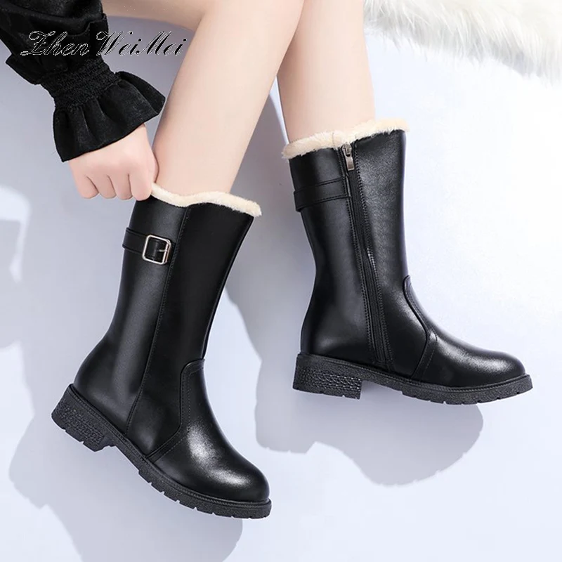 Новинка женские зимние теплые сапоги из натуральной шерсти на меху