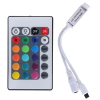 dc 12v 24 key rgb remote controller 2a max load ir remote controller for 3528 5050 rgb led strip light lamp accessories