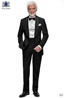 jeltonewin custom made groomsman 2 pieces black shawl lapel mens party tuxedos wedding groom best man suits jacketpantsbow