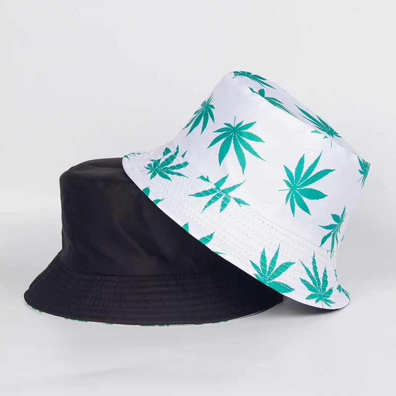 Панама с принтом листьев для мужчин и женщин летняя шляпа от солнца путешествий