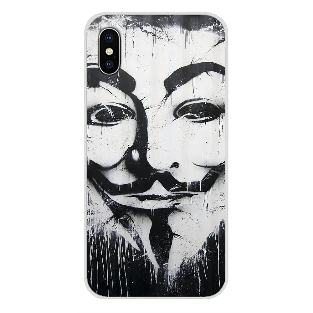 Аксессуары чехлы для телефонов Чехлы Huawei Mate Honor 5X 6X 7 7A 7C 8 9 10 8C 8X 20 30 Lite Pro V Vendetta Mask rose